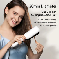 Enchen Enroller Pro Electric Hair Curler With Anti-Scald Protection 3 Gear Temperature Control 30 Second Rapid Heating One-Click Locking Hair Styling Tool - White