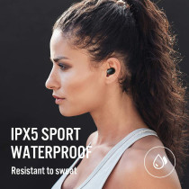 Haylou Gt1 Plus True Wireless Earbuds Bluetooth Earphone Touch Control 18H Long Battery Life Ipx5 Water Resistant Earbuds - Black