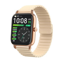 Haylou Rs4 Plus Smart Watch 1.78-Inch Amoled Touch Screen Display Customized Watch Faces Magnetic Strap Spo2 Heart Rate Monitoring 105 Sport Modes Bluetooth Smart Watch - Gold