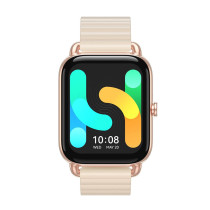 Haylou Rs4 Plus Smart Watch 1.78-Inch Amoled Touch Screen Display Customized Watch Faces Magnetic Strap Spo2 Heart Rate Monitoring 105 Sport Modes Bluetooth Smart Watch - Gold