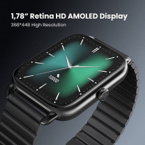 Haylou Rs4 Plus Smart Watch 1.78-Inch Amoled Touch Screen Display Customized Watch Faces Magnetic Strap Spo2 Heart Rate Monitoring 105 Sport Modes Bluetooth Smart Watch - Gold