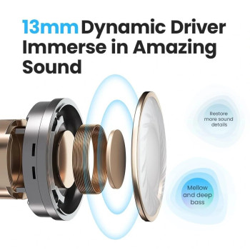 Haylou X1 Neo True Wireless Earbuds - Bluetooth 5.0, Noise-Cancelling, Ipx5 Water-Resistant, 15H Battery Life - Black