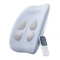 Hophysio Dh136Af Multi-Functional Lumbar Back Waist Massager Dynamic Traction 48 Degrees Warm Compress Red Light Irradiation Smart & Wireless Vibration Massager - White