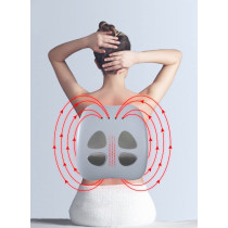 Hophysio Dh136Af Multi-Functional Lumbar Back Waist Massager Dynamic Traction 48 Degrees Warm Compress Red Light Irradiation Smart & Wireless Vibration Massager - White