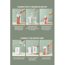 Jmey M2 Plus Portable Water Heater Dispenser With 16 Speed Temperature Control 3 Second Quick Heat 1.2L Water Tank For Home/Office/Outdoor - Green