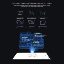 Lydsto R1 Smart Robot Vacuum Cleaner With Automatic Self Empty & Self Charging Vacuum Cleaner & Mop 2700Pa Strong Suction 6 Disposable Dust Bag- White