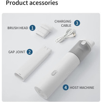 Lydsto H2 Handheld Vacuum Cleaner Car Vacuum 5Kpa Suction Force 100Ml Capacity Long Battery Life Type-C Rechargeable - White