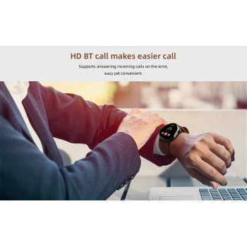 Mibro Watch Lite 2 Smart Watch 1.3-Inch Amoled Display Metal Body Bluetooth Call Intelligent Health Monitoring 60 Sport Modes 12 Days Battery Life 2Atm Waterproof Smart Watch - Black