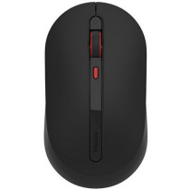 Miiiw Mwmm01 Silent Wireless Usb Mouse With Three Speed Adjustment 800/1200/1600 Dpi Sensor Plug & Play Multi-Function Led Indicator For Switching Speed, 2.4Ghz - Black