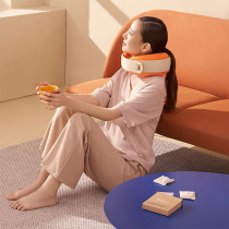 Pgg M1 Smart Cervical Spine Massager Device Multi-Function Neck Pillow Massager Mobile Phone Control 3000Mah Battery - Pink