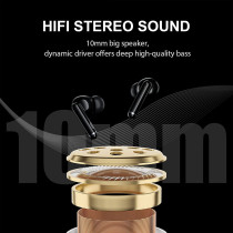 Qcy Ht03 True Wireless In-Ear Earbuds With 4 Microphones Hybrid Active Noise Cancelling 10Mm Dynamic Driver Deep Bass Sound Bluetooth V5.1 - White