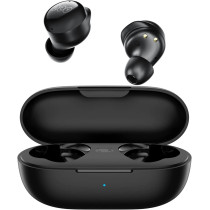 Qcy T17 True Wireless Earbuds With Active Noise Cancelling Microphone Hifi Touch Control Low Latency Stereo In-Ear Headphone 26Hrs Long Battery Life Bluetooth 5.1 - Black