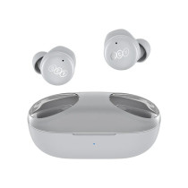 Qcy T17S Hifi Stereo Touch Control Low Latency True Wireless In-Ear Earbuds With Quad Microphone Noise Cancelling Ios/Android - Light Grey