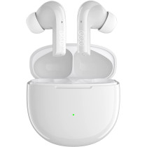 Qcy T18 Melobuds True Wireless Earbuds With Quad Microphone & Cvc8.0 Noise Cancelling Touch Control Low Latency Bluetooth 5.2 Aptx Voice - White