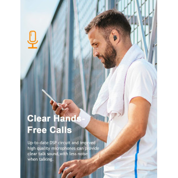 Qcy T2C True Wireless Earphones With Dual Microphone Noise Cancelling Cvc6.0 Ultra-Low Latency Hd Sound Bluetooth 5.0 Hifi Stereo In-Ear Headphone - Black