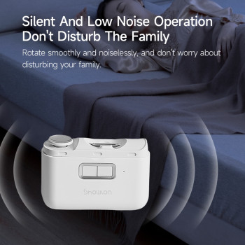 Showsee A18-Gy 1600W Negative Ion Hair Dryer With Ionizer, Volumizing, Frizz-Reducing Technology, Heat Protection, Moisturizing - Grey