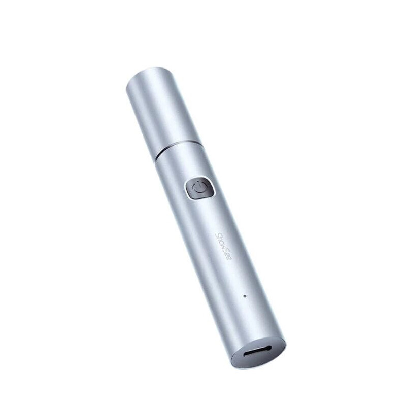 Showsee C3-B Electric Nose Hair Trimmer & Eyebrow Trimmer Dual Use For Male & Female 1000Mah Rechargeable Battery - Blue