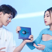 Showsee C3-B Electric Nose Hair Trimmer & Eyebrow Trimmer Dual Use For Male & Female 1000Mah Rechargeable Battery - Blue