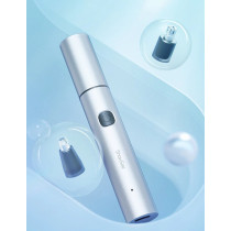 Showsee C3-B Electric Nose Hair Trimmer & Eyebrow Trimmer Dual Use For Male & Female 1000Mah Rechargeable Battery - Blue