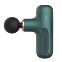 Techlove Tl2001 Mini Massager Portable Massage Gun Different Head Massager/Flat Head/Round Head/U-Type Head/Cylindrical Head Pocket Size - Green