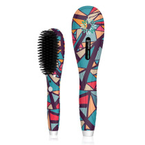 Wellskin Wx-Zf105 3In1 Electric Multi-Function Hair Straightening Comb Anti-Scalding Brush Quick Heat Curler Styling Tool Temp Control-Multi Color