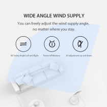 Xiaomi Mi Smart Standing Fan 2 Dual Blades Electric Fan With Bluetooth Mobile App Control & Voice Control 100 Levels Adjustable Speed 14M Wind Range Floor Fan - White