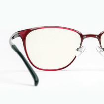 Xiaomi Ts Computer Glasses With Anti-Blue Light Blocking Uv400 Resistant Protective Glasses Anti-Fatigue Self-Adaption Nose Pad Eye Glasses - Red