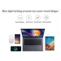 Xiaomi Hmj01Ts Protective Computer Eye Glasses Anti Blue Ray 40% Blue Light Blocking Rate Gold-Plastic Hybrid Frame Tr90 Stainless Steel Pc Lens-Black