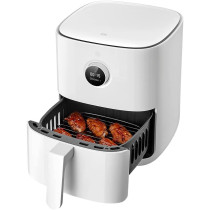Xiaomi Mi Smart Air Fryer With 3.5L Large Capacity Non-Stick Oled Display 100+In-App Recipe 8 Pre-Set Modes, Air-Frying, Baking, Defrosting - White