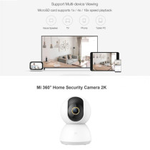 Xiaomi Mi 360 Degree Home Security Camera 2K Ultra Hd With Ai Human Detection Night Vision Surveillance Camera - White