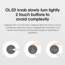 Xiaomi Smart Blender High Power Motor 1000W 9 Blending Modes With Smart App Control Oled Touch Screen Knob 1600Ml - White