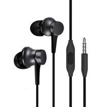 Xiaomi Mi Piston Basic Wired Earphone With Built-In Mic 3.5Mm Jack In-Ear Headphone - Black