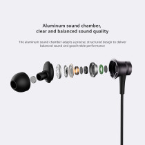 Xiaomi Mi Piston Basic Wired Earphone With Built-In Mic 3.5Mm Jack In-Ear Headphone - Black