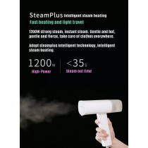Zajia Gt-306Lw Steam Iron Portable Handheld Garment Steamer Multifunctional Steam Iron With 150ML Water Tank 1200W Quick Ironing - White