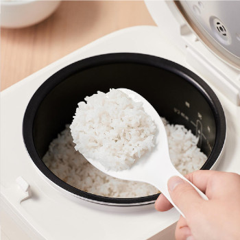 Zhiwuzhu Smart Small Rice Cooker Zcdq055 Powerful And Compact With 1.6L Capacity, 400W Firepower, Non-Stick Coating, And App Smart Linkage - White