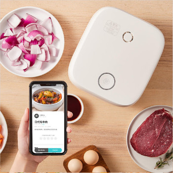 Zhiwuzhu Smart Small Rice Cooker Zcdq055 Powerful And Compact With 1.6L Capacity, 400W Firepower, Non-Stick Coating, And App Smart Linkage - White