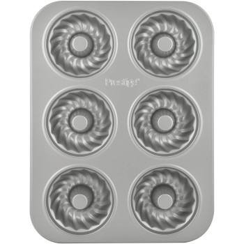 Prestige Non Stick Mini Fluted Mold Pan, Grey (PR46178)