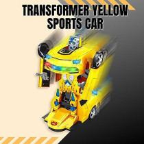 Fitto 2 In 1 Remote Control Bumble Car One Button Transformation From Robot Mode To Sports Car Mode with Light and Music