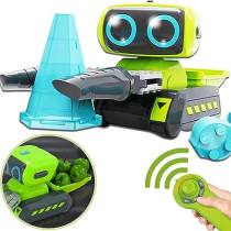 Fitto Remote Control Robot, Carry and Move Objects, Cute Face Expressions, Programmable Easy To Use Joystick RC Robot