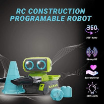 Fitto Remote Control Robot, Carry and Move Objects, Cute Face Expressions, Programmable Easy To Use Joystick RC Robot