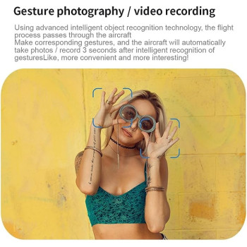 Fitto Mobile App and Remote Control Drone with Camera Toy, 2 Rechargeable Batteries, Advanced Fordable Drone, Easy To Fly with Flight Aids 360 Flips and More, Black