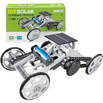 Fitto Stem Diy Moon Rover, Battery and Solar Powered, Easy To Assemble with Multiple Configurations