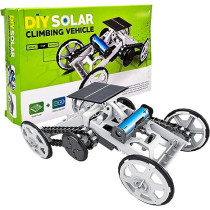 Fitto Stem Diy Moon Rover, Battery and Solar Powered, Easy To Assemble with Multiple Configurations