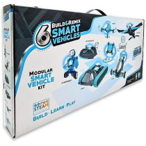 Fitto 6 In 1 Stem Smart Robot Diy Easy To Assemble Drone, Airplane, Robot, Tank, and More. Engineering Toy Kids 8 Years+