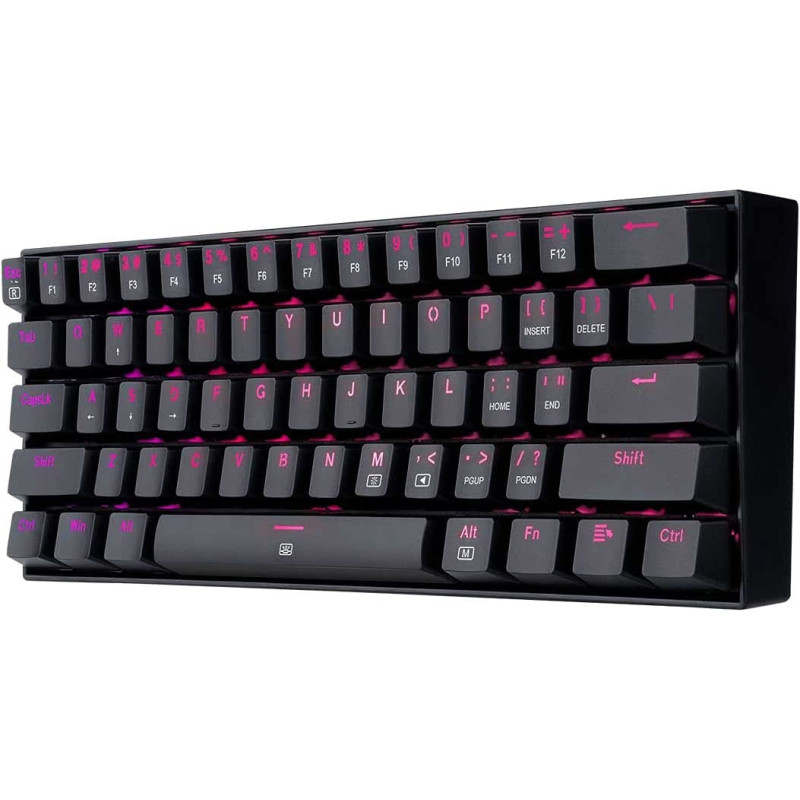 Redragon Dragonborn Rgb - Mechanical Gaming Keyboard - Network Switches - With Detachable Usb Type-C Cable - Black (Black)