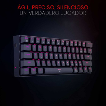 Redragon Dragonborn Rgb - Mechanical Gaming Keyboard - Network Switches - With Detachable Usb Type-C Cable - Black (Black)