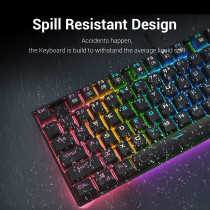 Redragon Redragon K552-Rgb Kumara Rgb Led Backlit Mechanical Gaming Keyboard (Black)
