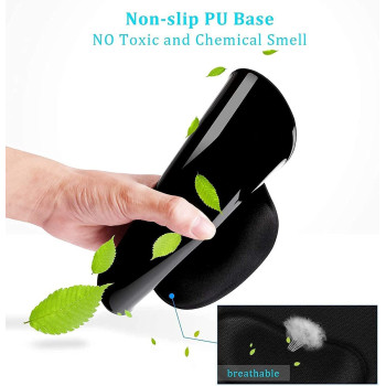 REDROMAN Ergonomic Mouse Pads With Comfortable Gel Wrist Rest Support And Lycra Cloth