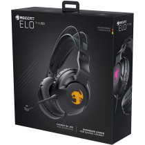 ROCCAT Elo 7.1 Usb - Surround Sound Rgb Pc Gaming Headset, Black