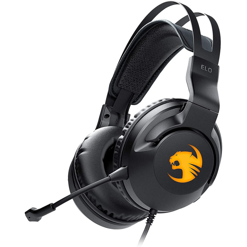 ROCCAT Elo 7.1 Usb - Surround Sound Rgb Pc Gaming Headset, Black